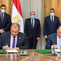 وزير الإنتاج الحربي يشهد توقيع بروتوكول مع شركة الوايلر فريد حسنين للطلمبات