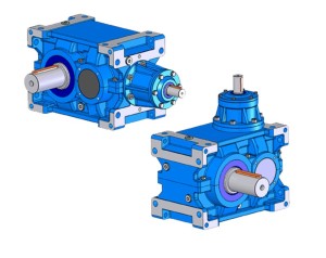 Orthogonal Axis Reducers Cast Iron or Steel, RXO and RXV series