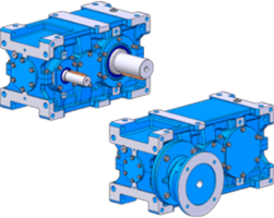 Parallel Axis Reducers in Cast Iron or Steel, RXP Series