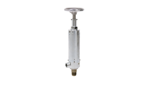 Spring-regulated overflow valve FUV